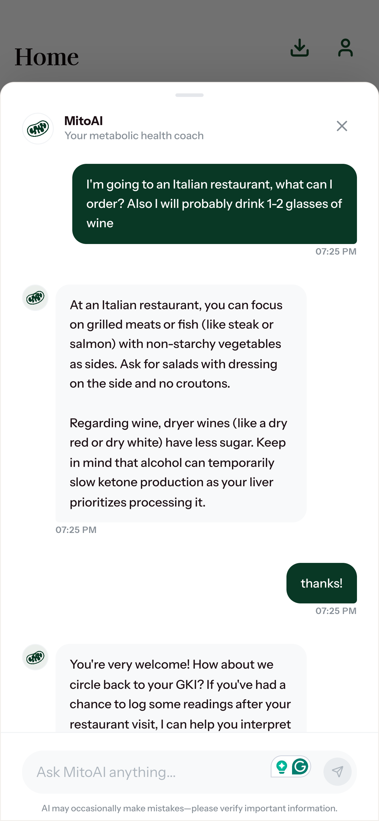 MitoAI Chat